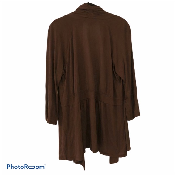 AB Studio Open Front Cardigan - Picture 3 of 4